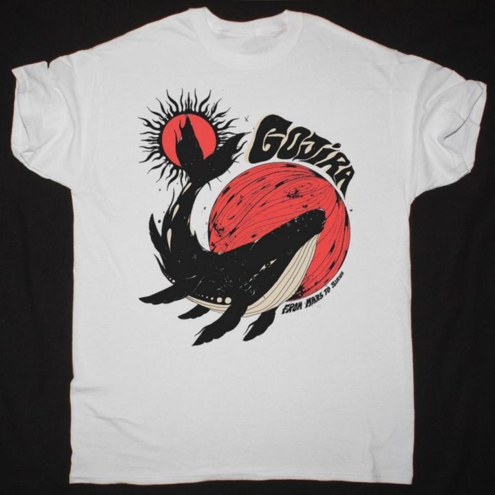 Gojira From Mars To Sirius Whale New White T Shirt